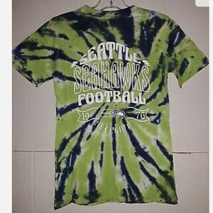 NFL Seattle Seahawks NFL Tie-Dye Boys Youth Shirt, size Medium ( 10/12 ) NWT pkg